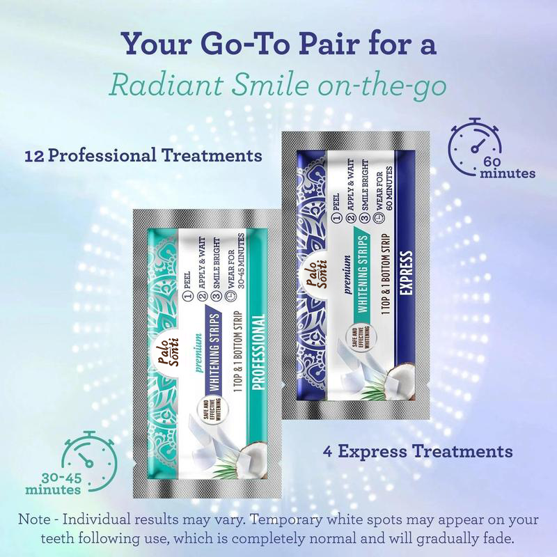 🔥Final 3 hours 60% off:🦷Teeth Whitening Strips  - Enamel-Safe Strips for Sensitive Teeth