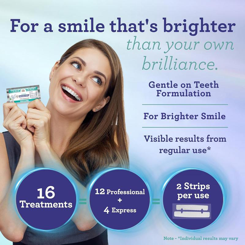 🔥Final 3 hours 60% off:🦷Teeth Whitening Strips  - Enamel-Safe Strips for Sensitive Teeth