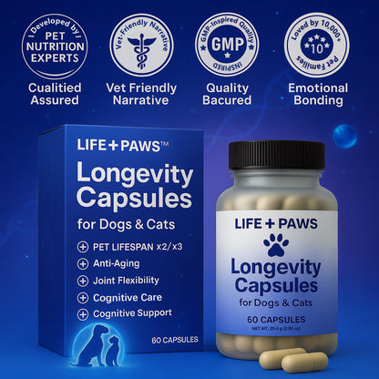 𝐋𝐈𝐅𝐄+ 𝐏𝐀𝐖𝐒®𝐏𝐄𝐓｜𝐏𝐄𝐓 𝐋𝐈𝐅𝐄𝐒𝐏𝐀𝐍 ×𝟐 / ×𝟑（𝐄𝐱𝐭𝐞𝐧𝐝 𝐩𝐞𝐭 𝐥𝐢𝐟𝐞𝐬𝐩𝐚𝐧 𝐛𝐲 𝟓 𝐭𝐨 𝟏𝟎 𝐲𝐞𝐚𝐫𝐬）｜𝐀𝐧𝐭𝐢-𝐀𝐠𝐢𝐧𝐠 𝐋𝐨𝐧𝐠𝐞𝐯𝐢𝐭𝐲 𝐒𝐮𝐩𝐩𝐨𝐫𝐭｜𝐕𝐢𝐭𝐚𝐥𝐢𝐭𝐲 𝐁𝐨𝐨𝐬𝐭｜𝐉𝐨𝐢𝐧𝐭 𝐅𝐥𝐞𝐱𝐢𝐛𝐢𝐥𝐢𝐭𝐲｜𝐂𝐨𝐠𝐧𝐢𝐭𝐢𝐯𝐞 𝐂𝐚𝐫𝐞｜𝐃𝐢𝐠𝐞𝐬𝐭𝐢𝐯𝐞 𝐁𝐚𝐥𝐚𝐧𝐜𝐞