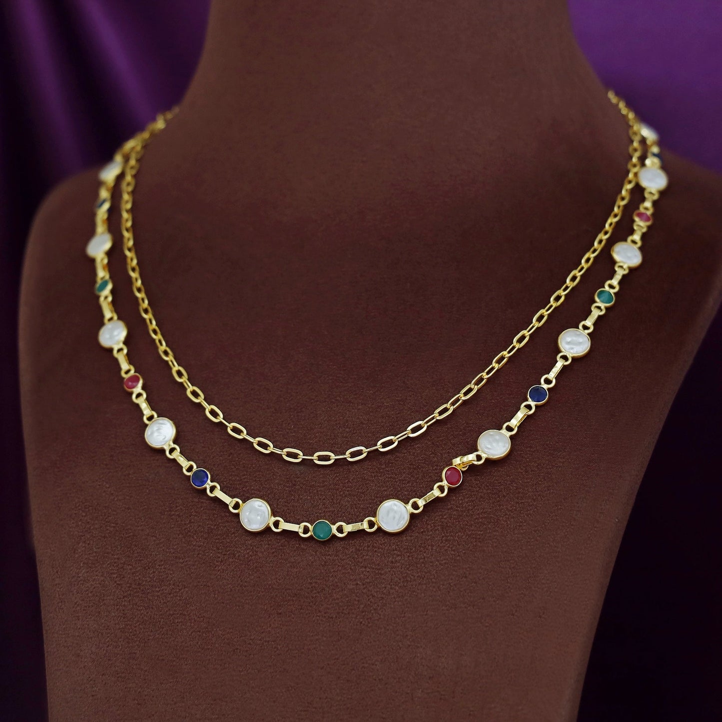 Glossy Baroque Neckpiece