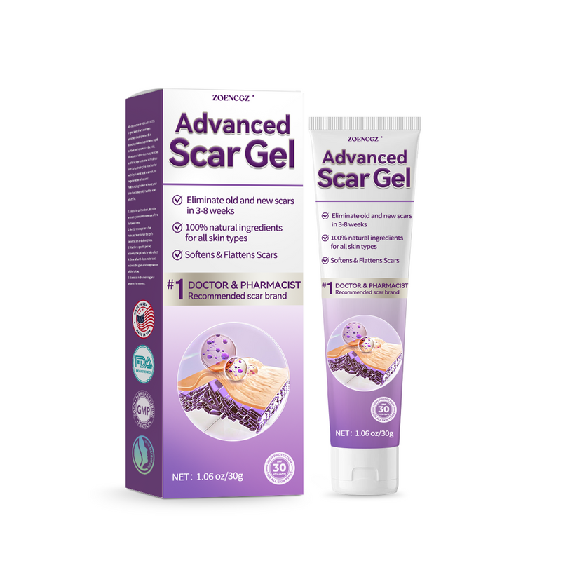 【Limited time discount sale🔥】 Advanced Scar Gel-🏆 Specialized for keloid management🏆