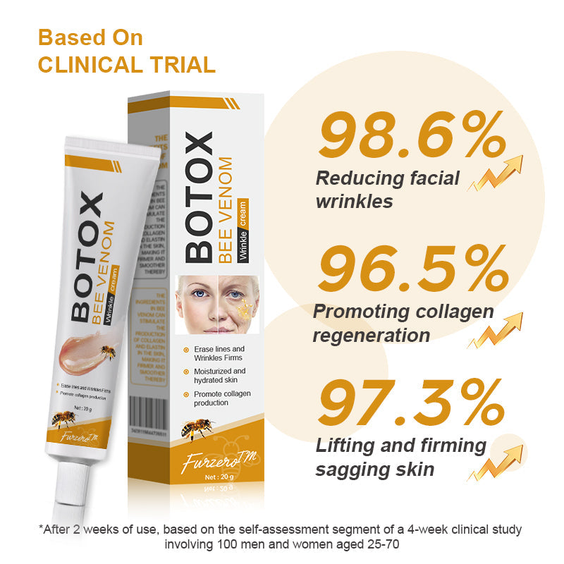 Last Day Promotion 80% OFF - ✨Furzero™ Bee Venom Wrinkle Removal Cream